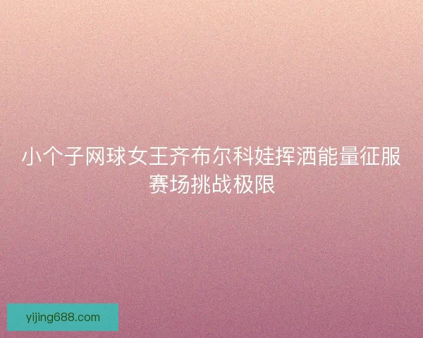 小个子网球女王齐布尔科娃挥洒能量征服赛场挑战极限
